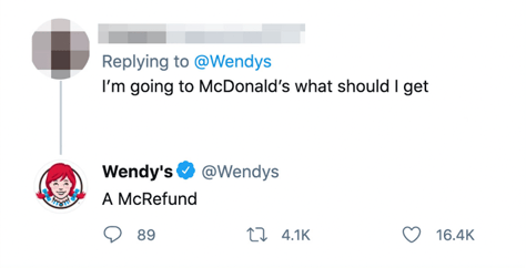 Wendy's Social Media Snapshot number 2