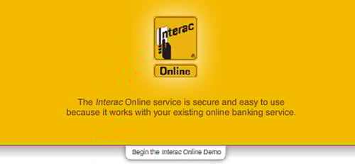 Offer INTERAC On Your Website
